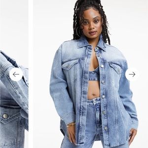 Good American Denim Shacket